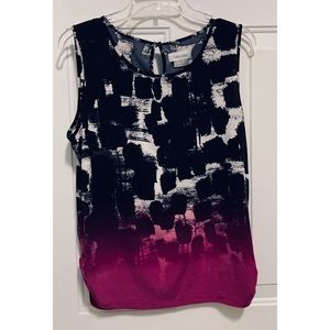 Medium Calvin Klein black/magenta dress tank